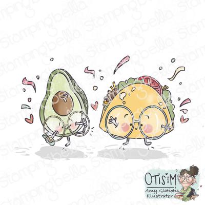 Stamping Bella Stempel - Spec-Tacular Taco & Avocado